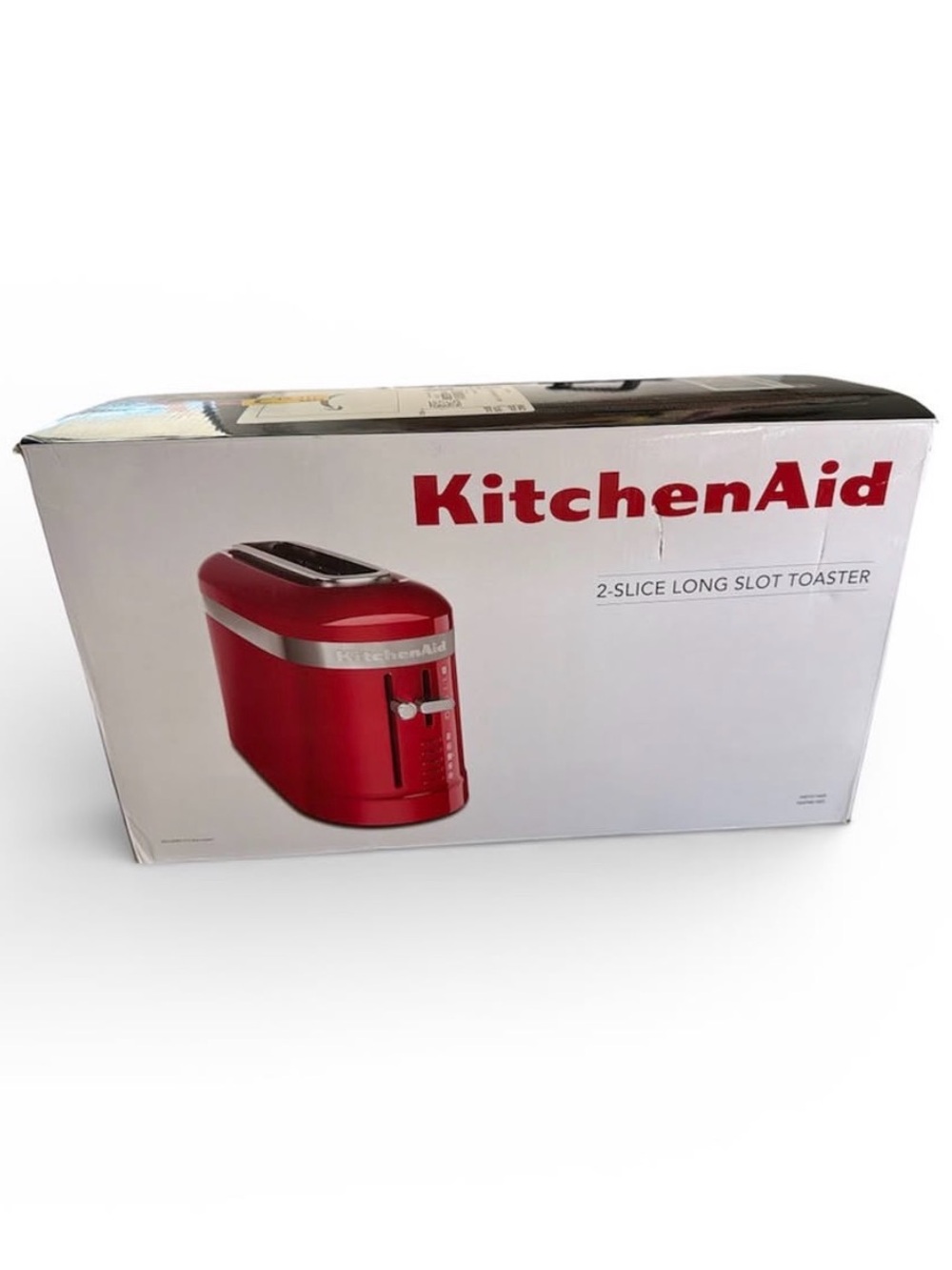 KitchenAid Red 2-Slice Long Slot Toaster - Sleek Finish